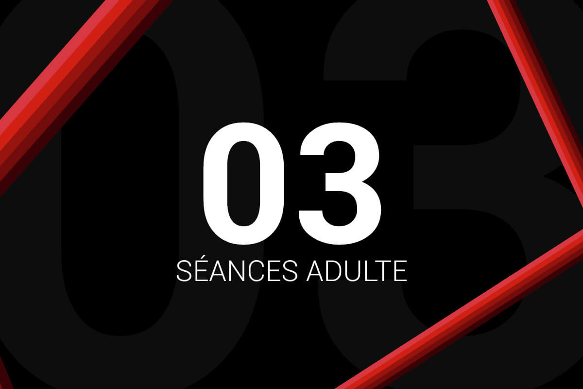 Forfait 3 Séances Adulte